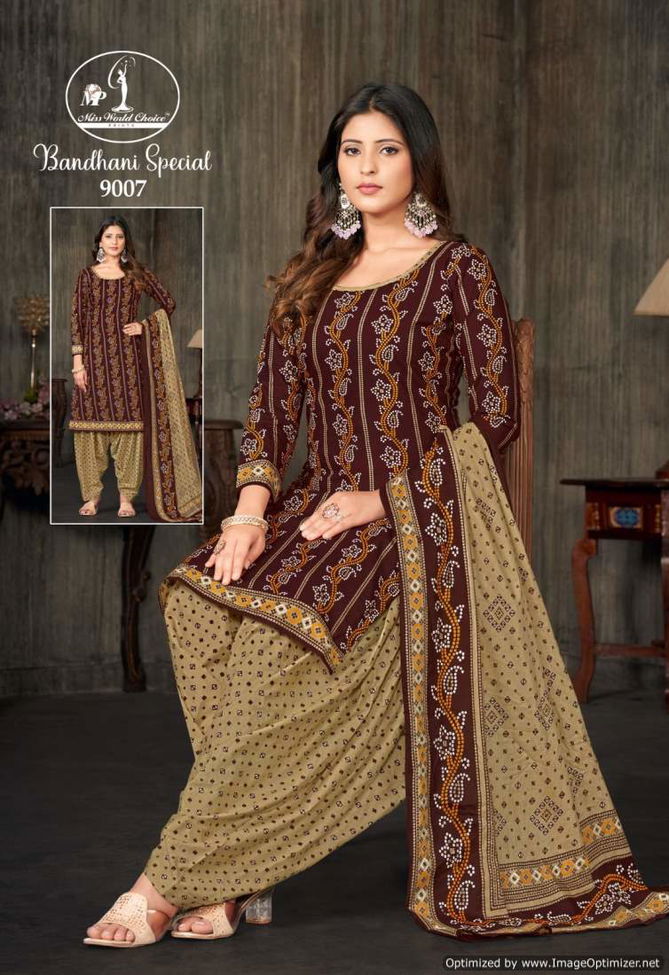 Bandhani Special Vol 9 By Miss World Cotton Printed Dress Material Wholesale Price In Surat
